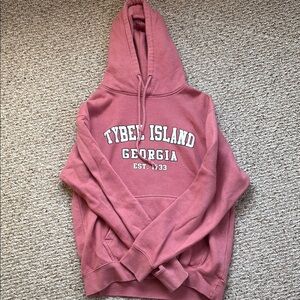 Pink Tybee Island Georgia Hoodie